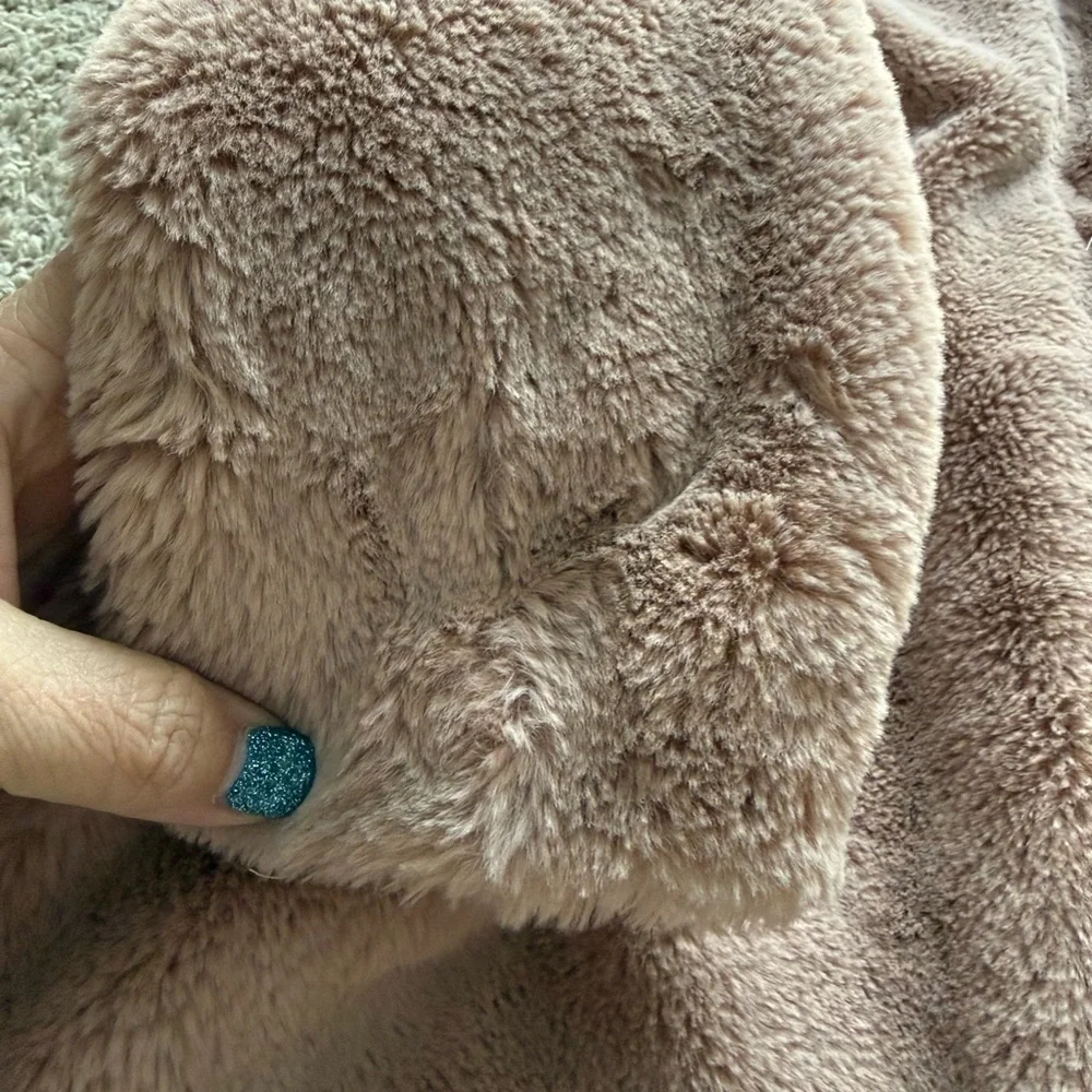 Cozy Tan Faux Fur Women's Coat